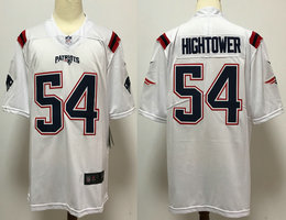Nike New England Patriots #54 Dont'a Hightower 2020 White Vapor Untouchable Authentic Stitched NFL Jersey
