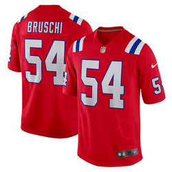 Nike New England Patriots #54 Ted Bruschi Red Vapor Untouchable Authentic Stitched NFL Jersey