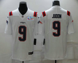 Nike New England Patriots #9 Matt Judon White Super Bowl LX 60 Patch Jersey
