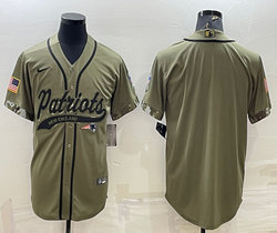 Nike New England Patriots Blank 2022 Salute To Service Joint baseball jersey