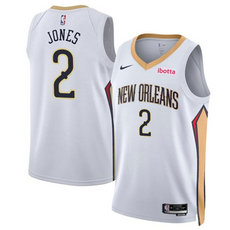 Nike New Orleans Pelicans #2 Herb Jones White 2024 Association Edition Stitched Basketball Jersey