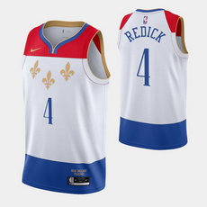 Nike New Orleans Pelicans #4 J.J. Redick 2020-21 City With Advertising Authentic Stitched NBA jersey