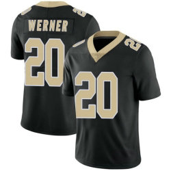 Nike New Orleans Saints #20 Pete Werner Black Vapor Untouchable Limited Authentic Stitched NFL Jersey