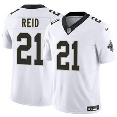 Nike New Orleans Saints #21 Justin Reid White Vapor Untouchable Authentic Stitched NFL Jersey