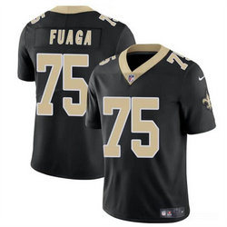 Nike New Orleans Saints #75 Taliese Fuaga Black 2024 Draft Vapor Untouchable Football Jersey