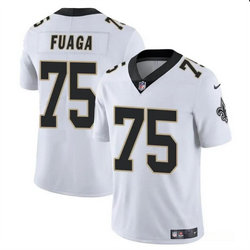 Nike New Orleans Saints #75 Taliese Fuaga White 2024 Draft Vapor Untouchable Football Jersey