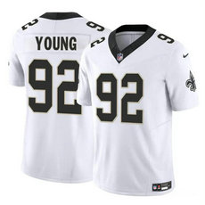 Nike New Orleans Saints #92 Chase Young 2024 Draft White 2023 F.U.S.E. Football Stitched Jersey