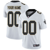 Nike New Orleans Saints Customized White Limited Vapor Untouchable Authentic Stitched NFL Jerseys