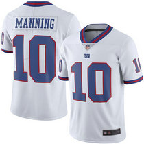 Nike New York Giants #10 Eli Manning White Color Rush Authentic Stitched NFL Jersey