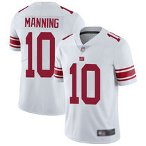 Nike New York Giants #10 Eli Manning White Vapor Untouchable Limited Authentic Stitched NFL Jersey