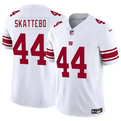 Nike New York Giants #44 Cam Skattebo White 2025 Draft Authentic Stitched NFL Jersey
