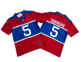 Nike New York Giants #5 Kayvon Thibodeaux Red Throwboack F.U.S.E Authentic Stitched NFL Jersey