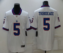 Nike New York Giants #5 Kayvon Thibodeaux White Rush Authentic Stitched NFL Jersey