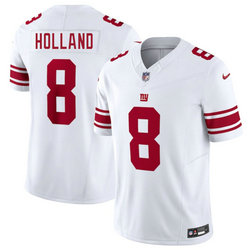 Nike New York Giants #8 Jevon Holland White Stitched Jersey