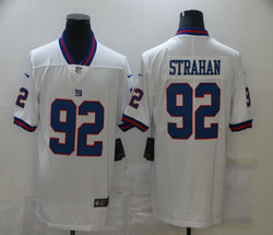 Nike New York Giants #92 Michael Strahan White Rush Authentic stitched NFL jersey