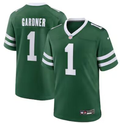 Nike New York Jets #1 Ahmad Sauce Gardner Green 2024 Vapor Untouchable Stitched NFL Jersey