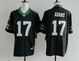 Nike New York Jets #17 Davante Adams Black Throwback Vapor Untouchable Stitched NFL Jersey