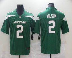 Nike New York Jets #2 Zach Wilson Green 2021 NFL Draft Vapor Untouchable Limited Jersey