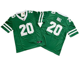Nike New York Jets #20 Breece Hall Green 2024 F.U.S.E. Authentic Stitched NFL Jersey