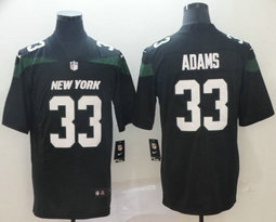 Nike New York Jets #33 Jamal Adams Black New Vapor Untouchable Limited Authentic Stitched NFL Jersey
