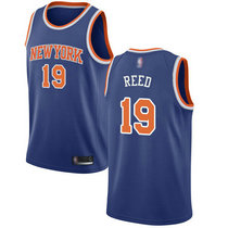 Nike New York Knicks #19 Willis Reed Blue Game Authentic Stitched NBA Jersey