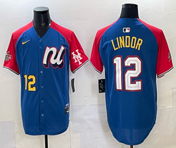 Nike New York Mets #12 Francisco Lindor 2025 All-Star Baseball Jersey