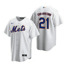Nike New York Mets #21 Pete Crow-Armstrong White Game 2020 MLB Draft Jersey