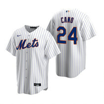 Nike New York Mets #24 Robinson Cano White Game Authentic Stitched MLB Jersey