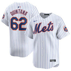 Nike New York Mets #62 Jose Quintana White 2024 Authentic Stitched MLB Jersey