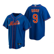 Nike New York Mets #9 Brandon Nimmo Royal Game Authentic Stitched MLB Jersey