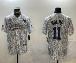 Nike New York Yankees #11 Anthony Volpe 2024 Salute to Service Joint baseball Jersey