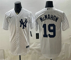 Nike New York Yankees #19 Ryan McMahon White Home Cool Base Stitched Baseball Jersey