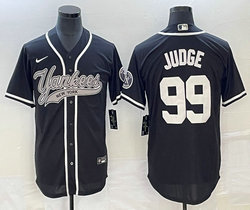 Nike New York Yankees #99 Aaron Judge Black Joint Stitched MLB Jersey