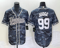 Nike New York Yankees #99 Aaron Judge Camo Joint Stitched MLB Jersey