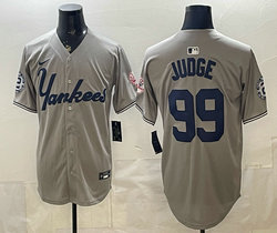 Nike New York Yankees #99 Aaron Judge Grey 3(III) Limited Jersey