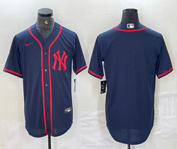 Nike New York Yankees Blank Navy Third Joint Stitched MLB Jersey
