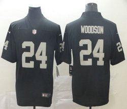 Nike Oakland Raiders #24 Charles Woodson Black Vapor Untouchable Authentic Stitched NFL Jersey