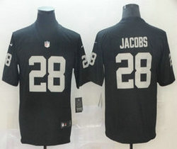 Nike Las Vegas Raiders #28 Josh Jacobs Black 2019 NFL Draft First Round Pick Vapor Untouchable Limited Authentic Stitched NFL Jersey