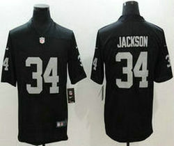 Nike Las Vegas Raiders #34 Bo Jackson Black Vapor Untouchable Limited Authentic Stitched NFL Jersey