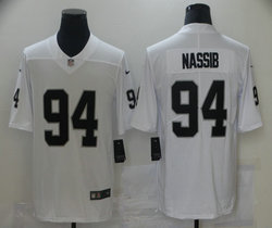 Nike Las Vegas Raiders #94 Carl Nassib White Vapor Untouchable Authentic Stitched NFL Jersey