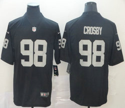 Nike Las Vegas Raiders #98 Maxx Crosby Black Vapor Untouchable Limited Authentic Stitched NFL Jersey