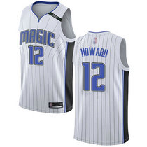 Nike Orlando Magic #12 Dwight Howard White Game Authentic Stitched NBA jersey