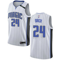 Nike Orlando Magic #24 Khem Birch White Game Authentic Stitched NBA jersey