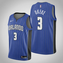 Nike Orlando Magic #3 Chuma Okeke Blue Game Authentic Stitched NBA jersey