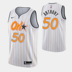 Nike Orlando Magic #50 Cole Anthony 2020-21 City With Advertising Authentic Stitched NBA jersey