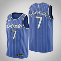 Nike Orlando Magic #7 Michael Carter-Williams Blue Hardwood Classics Game Authentic Stitched NBA jersey