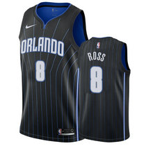 Nike Orlando Magic #8 Terrence Ross Black Game Authentic Stitched NBA jersey