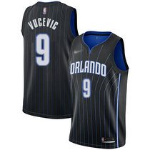 Nike Orlando Magic #9 Nikola Vucevic Black Game Authentic Stitched NBA jersey