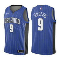 Nike Orlando Magic #9 Nikola Vucevic Blue Game Authentic Stitched NBA jersey