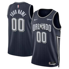 Nike Orlando Magic Custom 2024 Navy City Stitched NBA Jersey